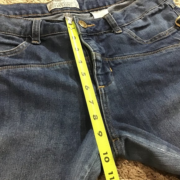 Phat Fashions Silver Label Size 15 Capri Jeans Women's Side Buckles - Picture 5 of 14